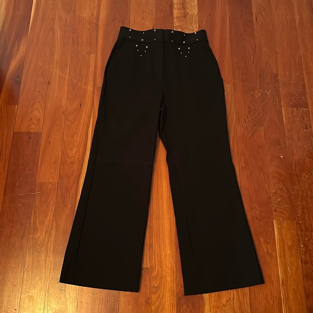 Sandro Paris black studded pants